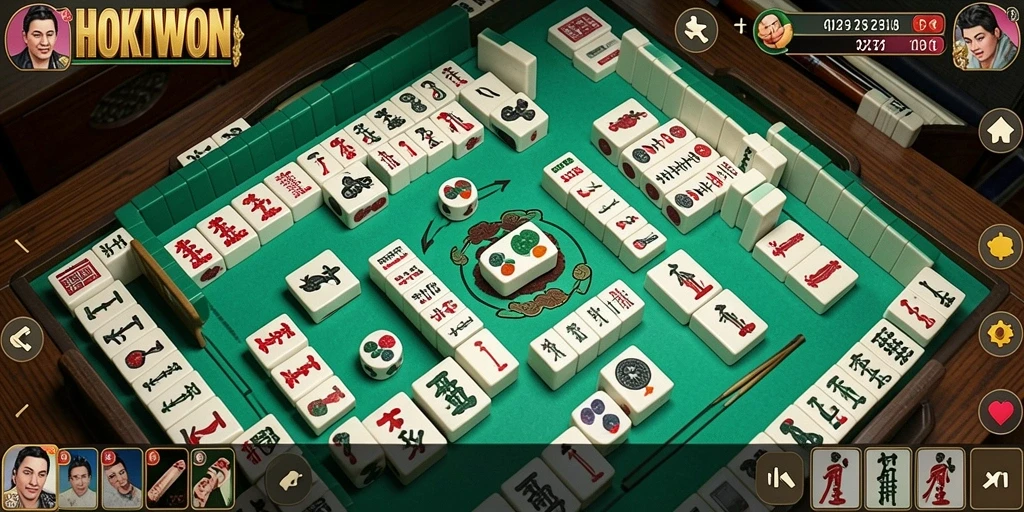 Tampilan gameplay HOKIWON yang menakjubkan dan penuh warna.