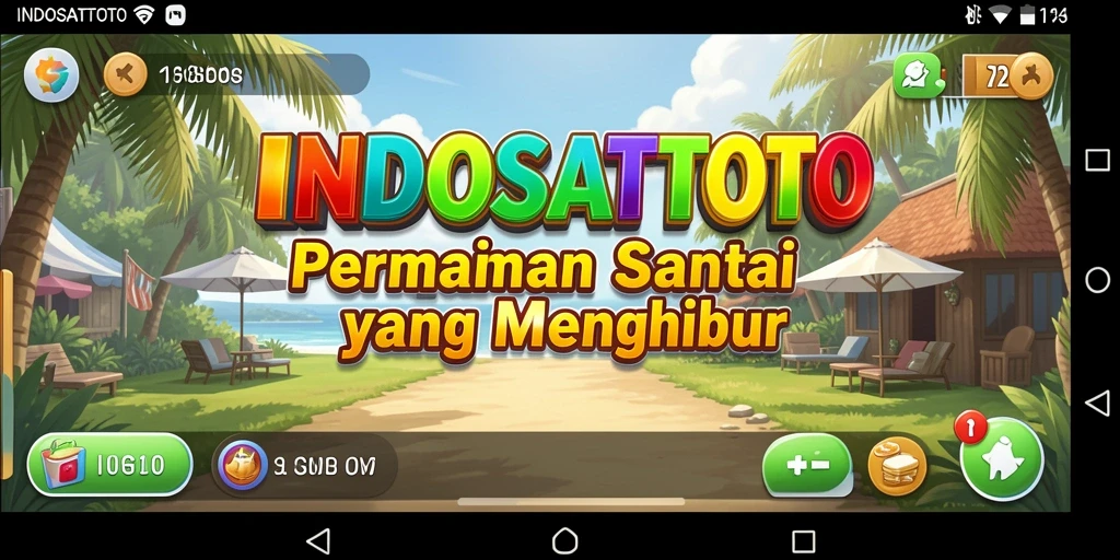 Screenshot utama INDOSATTOTO menampilkan keseruan gameplay Casual.