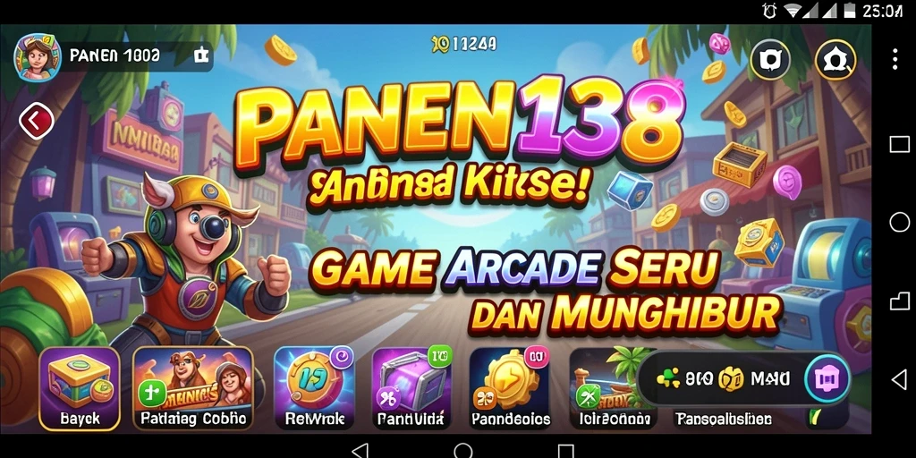 Tampilan gameplay seru dari PANEN138 di layar perangkat.