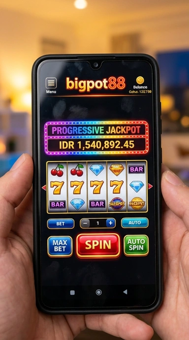Menu navigasi di bigpot88 memudahkan akses ke kategori aplikasi.
